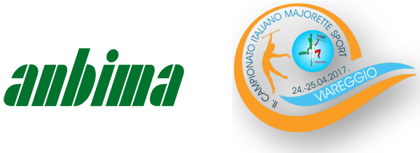 Logo ANBIMA e Logo II Campionato Italiano Majorette-Sport